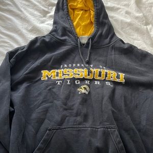 University of Missouri black sweatshirt - vintage - size M